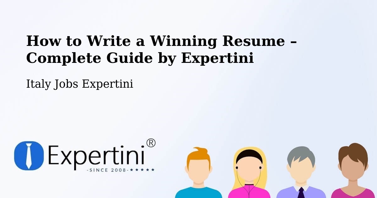 Resume Writing Guide for Job Seekers – Broni - Broni, Italy Jobs Expertini