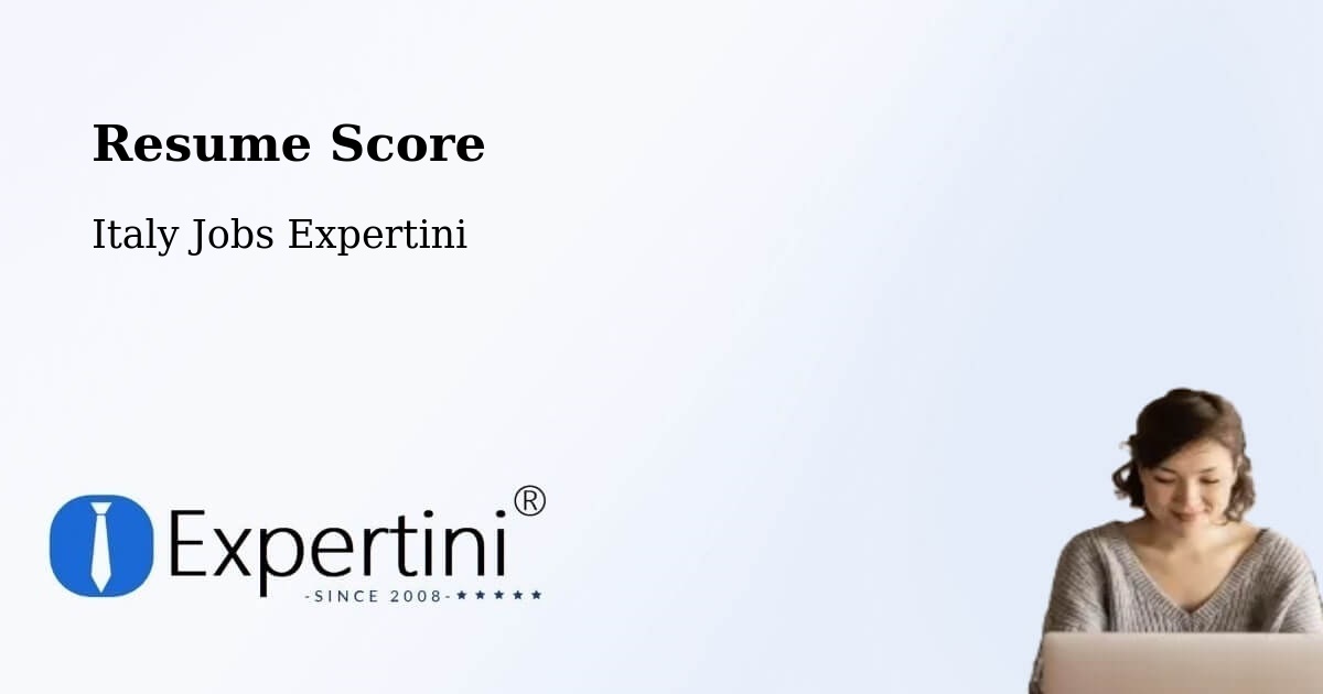 Resume Score & Job Description Match Tool – Broni - Italy Jobs Expertini